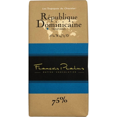 Francois Pralus Dominikánská republika 75% hořká 100 g