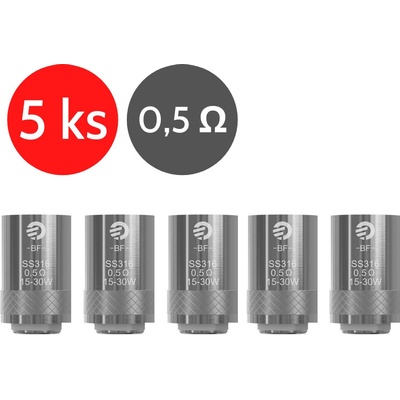 Joyetech žhaviaca hlava BF eGo AIO SS316 0,5ohm 5ks