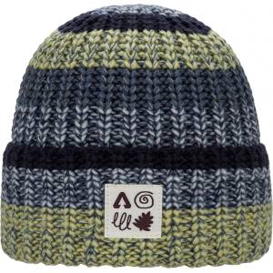 P. A. C P. A. C. Зимна шапка (beanie) P. A. C. Melsta Wool Beanie - Navy / Green - размер One Size (904-7021-0211)