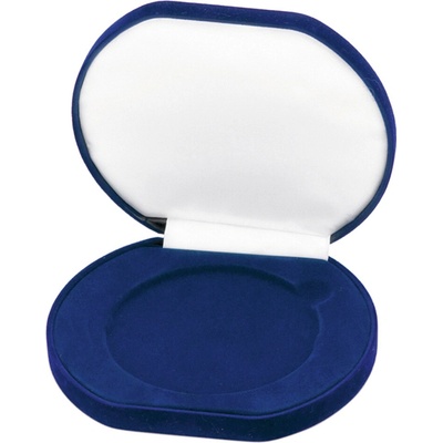 Krabička na medaili 9 cm MODRÝ SAMET