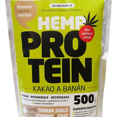 Zelená Země Konopný proteín 500 g
