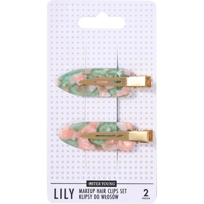 Sister Young LILY Make-up Sponky do vlasov - Pink Coffee