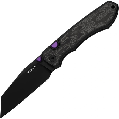 Kizer Wharning S45VN Black PVD, Aluminum&Norplex UltreX Micarta Ki3738A2