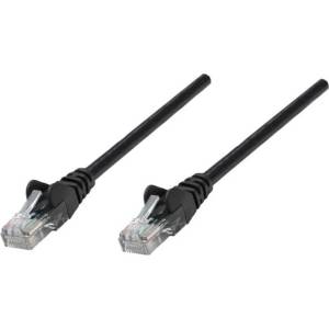 Manhattan Кабел Manhattan - Patch U/UTP (RJ45 към RJ45, Cat6, 0.25m, черен) 739917 (739917)