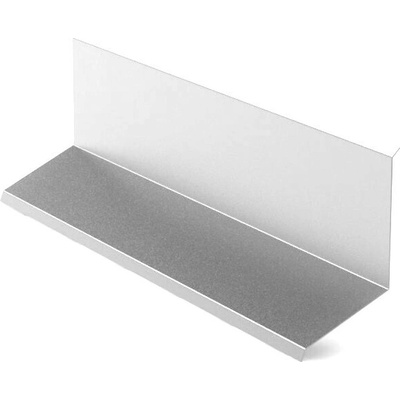 Lemování zdí horní r.š.200mm pozink Lakovaný RAL 9007 stříbrná tmavá s folií dl.2m