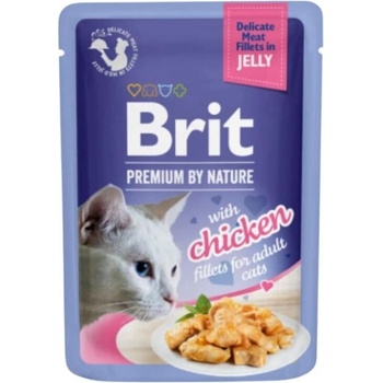 Brit Premium Delicate Chicken Fillets in Jelly пауч за котки пилешки филенца в желе 85gr