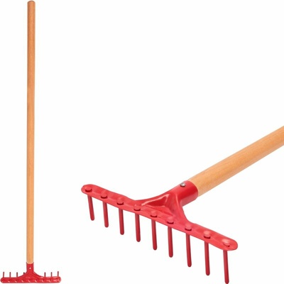 Strend Pro Garden Hrabličky Herrison 9357,, plastové, 9 zubé, mini, s násadou