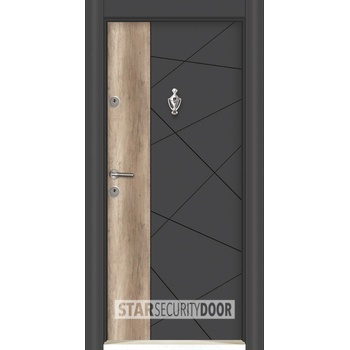 Image 1 of Starsteeldoor Блиндирана врата Lapis L 306 Антрацит айдер (цена без монтаж)