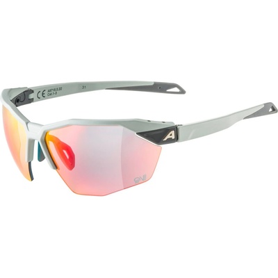 Alpina Очила за колоездене Alpina Twist Six HR QV Mirror S1-3 Fogstop Cycling glasses - Smoke / Grey Matt / QV Rainbow Mirror - размер One Size (205-6925-0211)