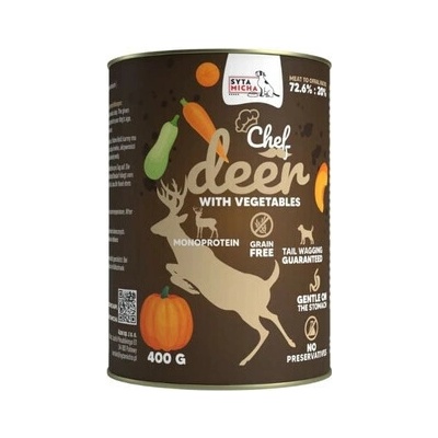 Syta Micha Adult Chef Deer se zeleninou 400 g