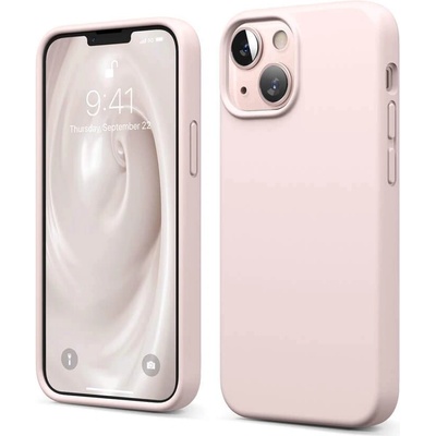 elago Soft Silicone Case - силиконов (TPU) калъф за iPhone 13 mini (розов)
