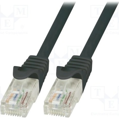 Logilink CP2043U Patch, U/UTP, 6, licna, CCA, PVC, 1,5m, černý