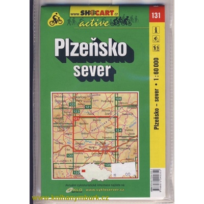Plzeňsko sever 1:6 cyklomapa