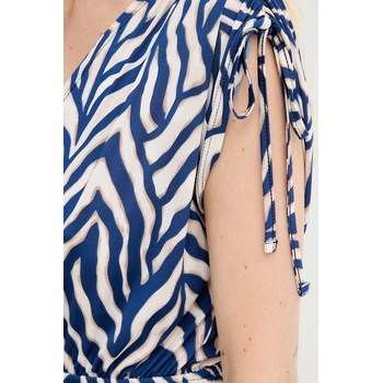 Morgan Рокля Morgan в тъмносиньо дълга разкроена ROBI (251.ROBI)