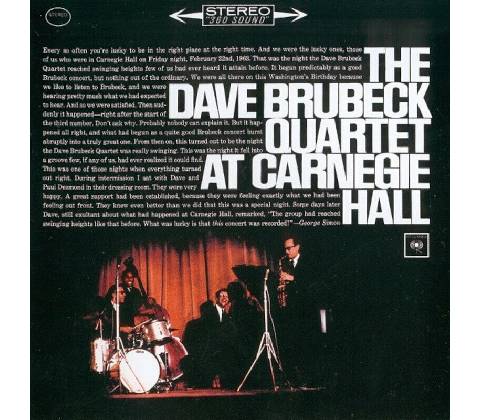 BRUBECK DAVE: CARNEGIE HALL CD