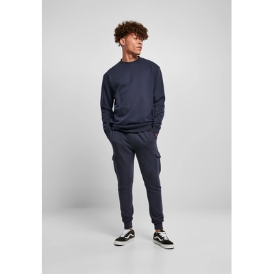 Urban Classics Мъжка блуза в тъмносиньо Urban Classics Crewneck SweatshirtUB-TB014E-01641 - Тъмносин, размер L