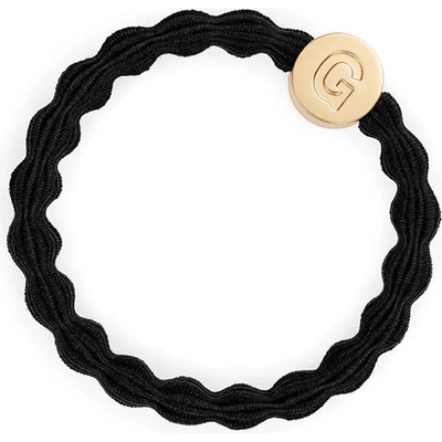 By Eloise London Letter Charms Gold Ластик за коса цвят G Black