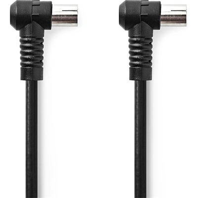 Nedis CSGL40120BK15 коаксиален радиокабел, мъжки коаксиален кабел (щепсел), женски коаксиален кабел (гнездо) 120 dB, 75 Ohm, четирикратно екраниран, 1, 5 m (CSGL40120BK15)