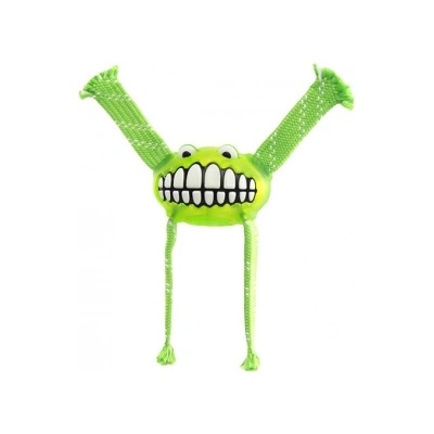 Rogz Flossy L- Кучешка забавна играчка за дърпане и дъвчене 24 см. зелен лайм