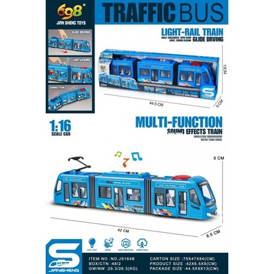 Alltoys Električka modrá 1:16