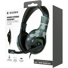 BigBen Wired Stereo Camo PS4/PS5/Xbox Series