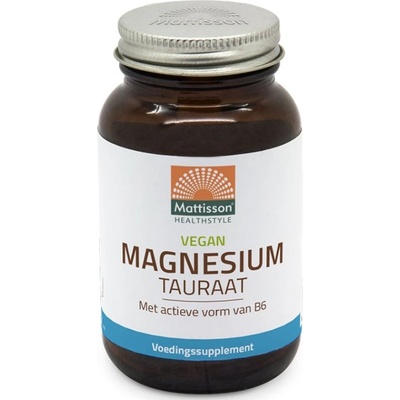 Mattisson Healthstyle Vegan Magnesium Taurate, 60 капсули, Mattisson Healthstyle