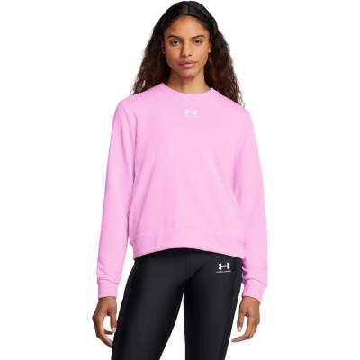 Under Armour Women‘s sweatshirt Rival Terry Crew Pink L