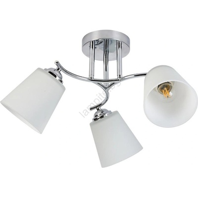 MILAGRO Плафон PAFOS 3xE27/15W/230V, лъскав хром (MI2905)