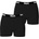 Lonsdale Мъжки боксерки Lonsdale 2 Pack Boxer Shorts Mens - Black