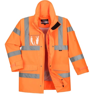 PORTWEST Bunda Extreme Parka S590, nepromokavá, reflexní POR-S590ORRL L Oranžová