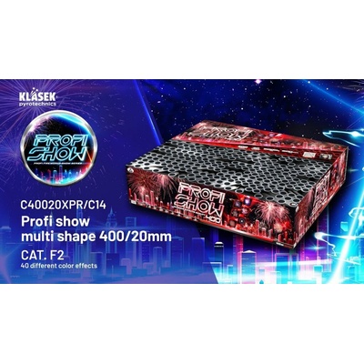 Ohnostroj Profi show multi shape 400 rán 20mm