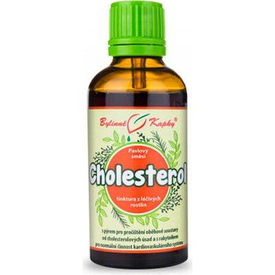 Bylinné kapky Cholesterol bylinné kvapky tinktúra 50 ml