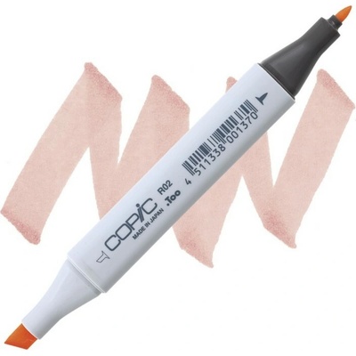 Lihová fixa COPIC Classic oboustranná Fine & Chisel, Rose salmon (R02)