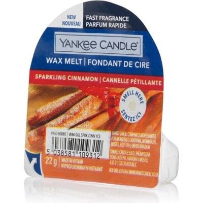 Yankee Candle Sparkling Cinnamon voňavý vosk do aromalampy 22 g