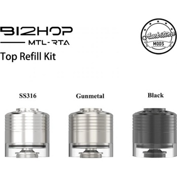 Image 1 of Ambition Mods Bi2hop MTL RTA Top Refill Kit