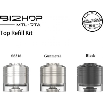 Ambition Mods Bi2hop MTL RTA Top Refill Kit