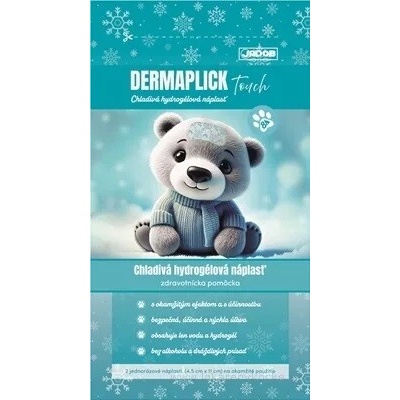 Dermaplick Touch Chladivá hydrogélová náplasť 4,5 x 11 cm 2 ks