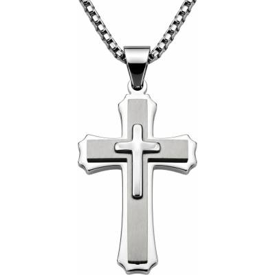 Solla Náhrdelník z ocele strieborný CH-M-NH31