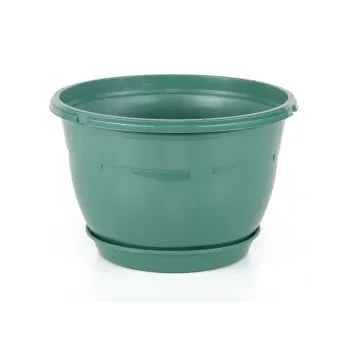 Image 1 of Serinova - Висяща саксия и кука 1.7L зелена (SM01 - 01001) (0150324)