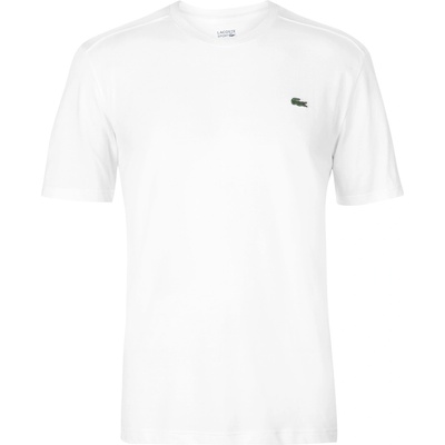Lacoste Тениска Lacoste Embroidered Logo T Shirt - White 001