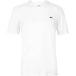 Lacoste Тениска Lacoste Embroidered Logo T Shirt - White 001