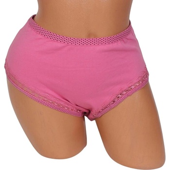 Дамска макси бикина в цвят руж с точки