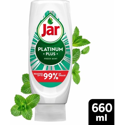 Jar Platinum Plus Fresh Mint na riad 660 ml