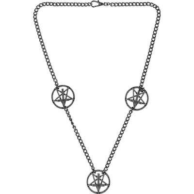 Leather & steel fashion Колие Pentagram - LSF9 26