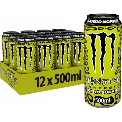 Monster Energy Lando Norris bez cukru 12 x 0,5 l