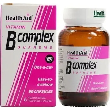 HEALTHAID Хранителна добавка витамин В комплекс, Health Aid B Complex Supreme 90caps