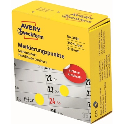 Avery Zweckform 3856 etikety 19mm žluté
