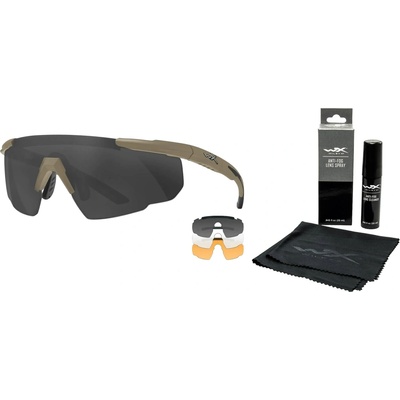 Brýle Wiley X Saint Smoke Grey + Clear + Light Rust/Matte Black
