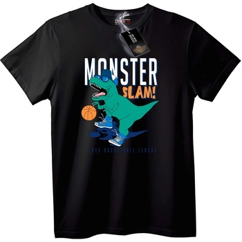 NOONEBRAND Тениска Т-Rex баскетболист - 7XL, Black
