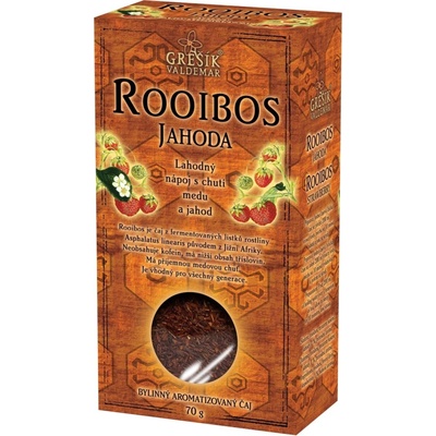 Grešík čaj Rooibos JAHODA 70 g